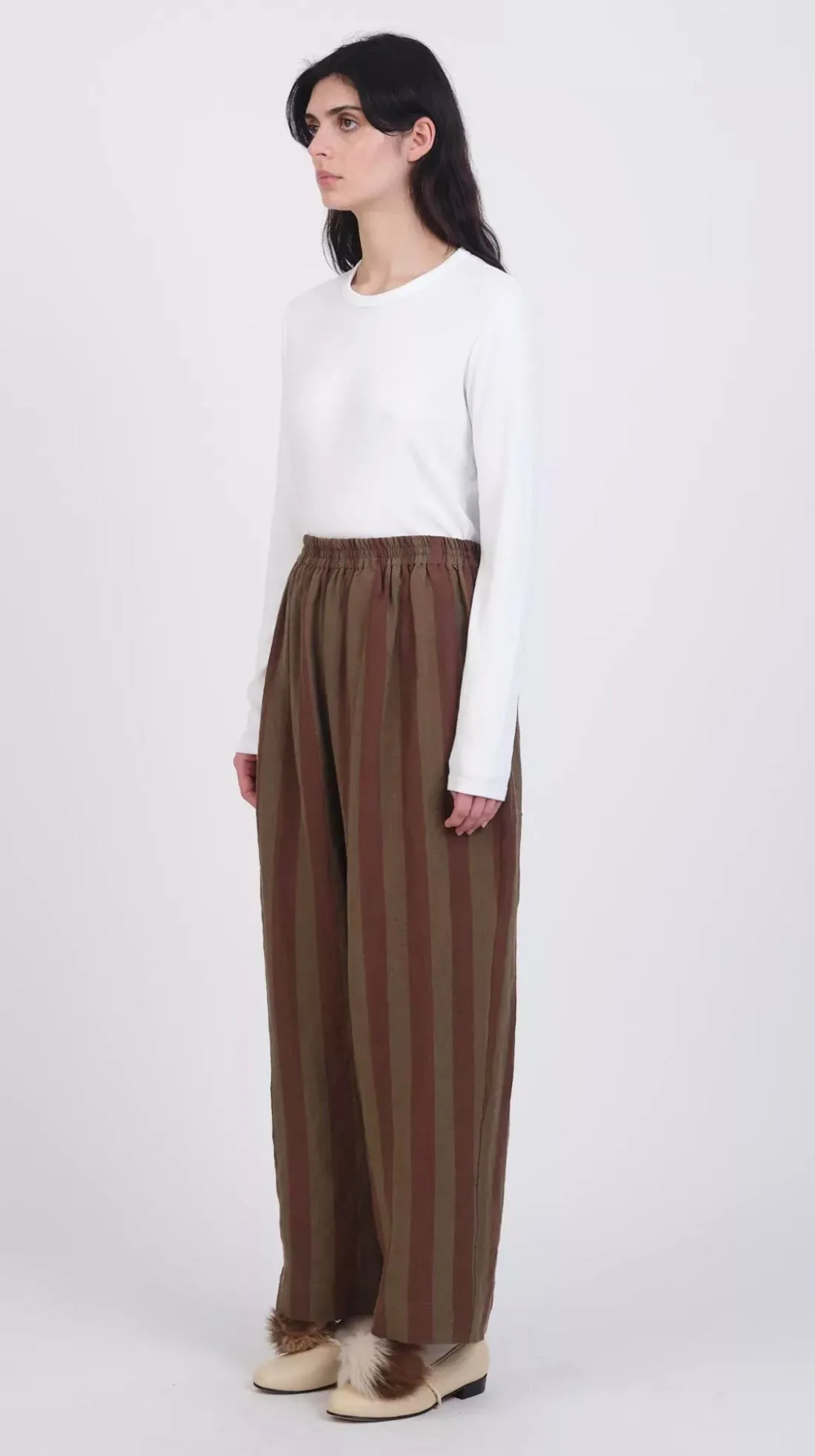 Luna Trouser, Forest/Chocolate