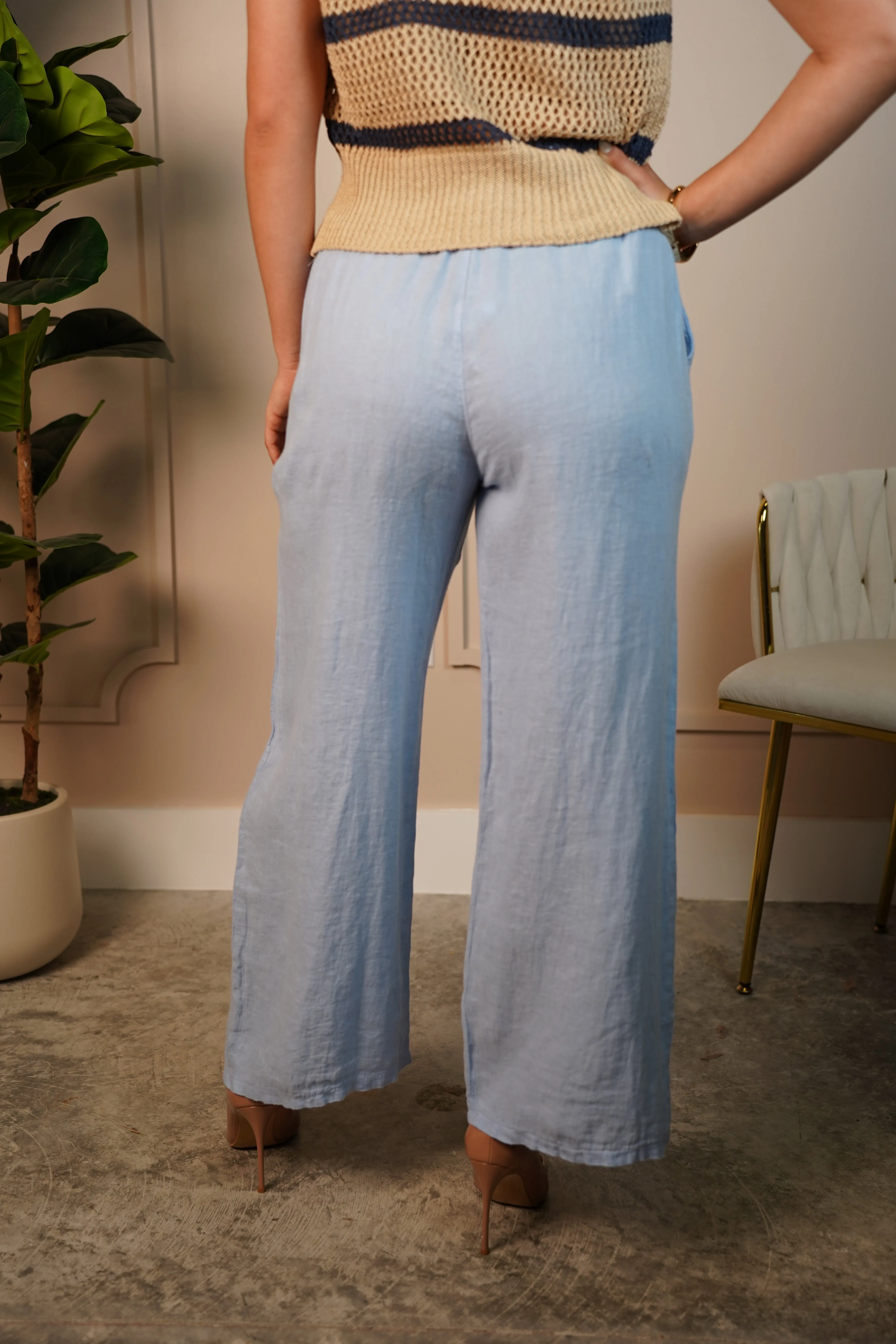 Lune Linen Pants – Effortlessly Chic Comfort