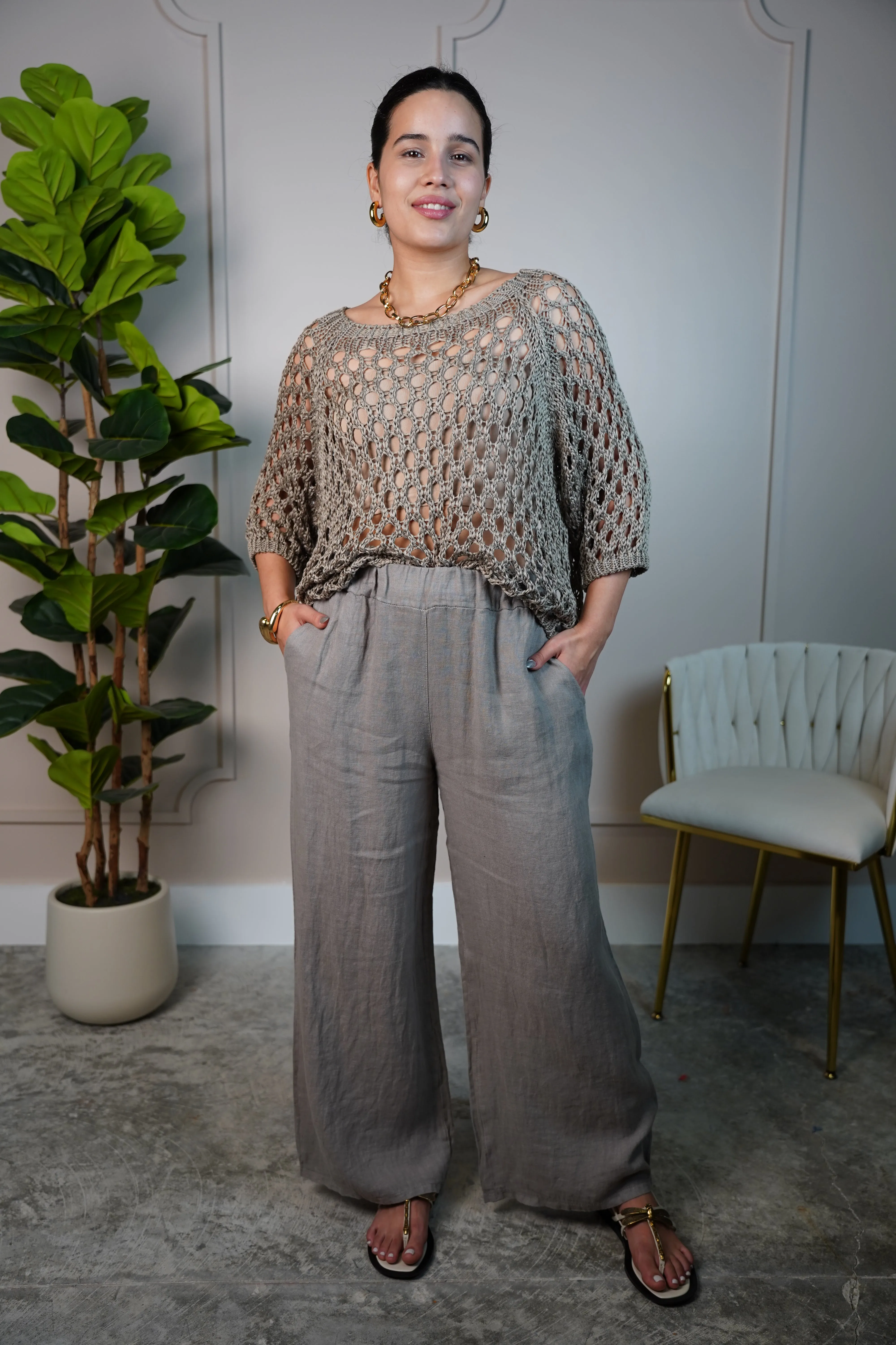 Lune Linen Pants – Effortlessly Chic Comfort