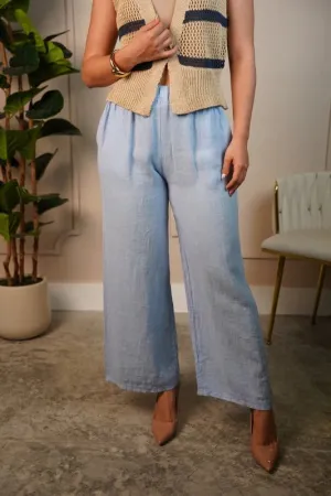 Lune Linen Pants – Effortlessly Chic Comfort