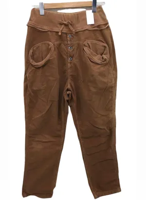 [M] Kapital Sarouel Nouvelle Moleskin Cotton Overdye Pants Brown