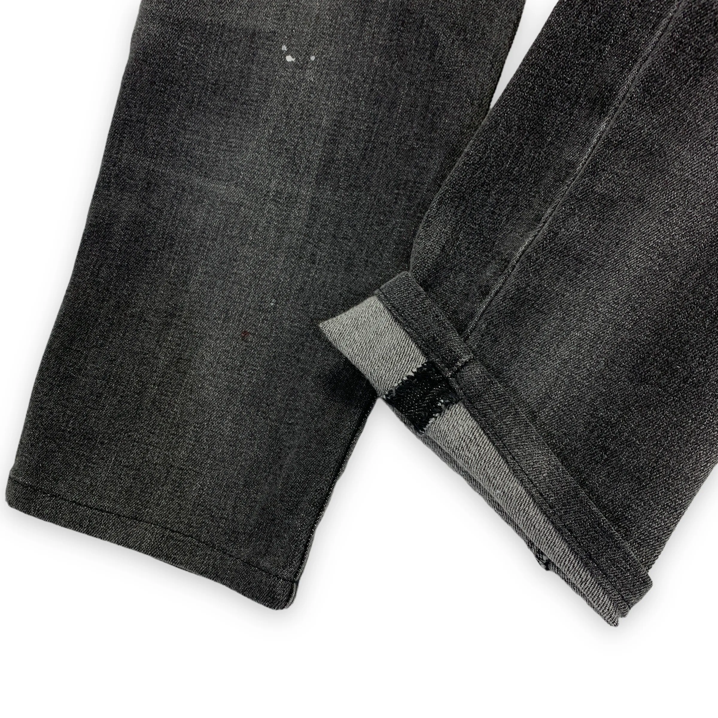 [M] Number Nine Distressed Denim Jeans Black