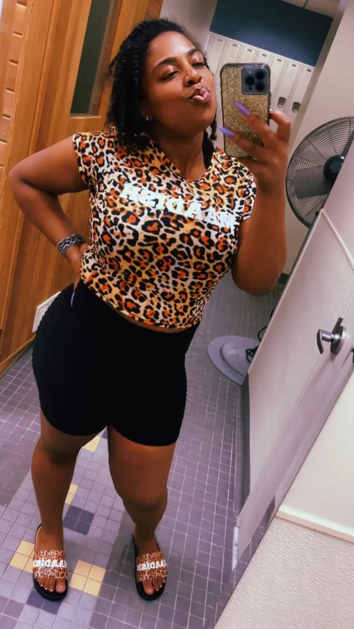 Maadish | Cheetah Crop Tee