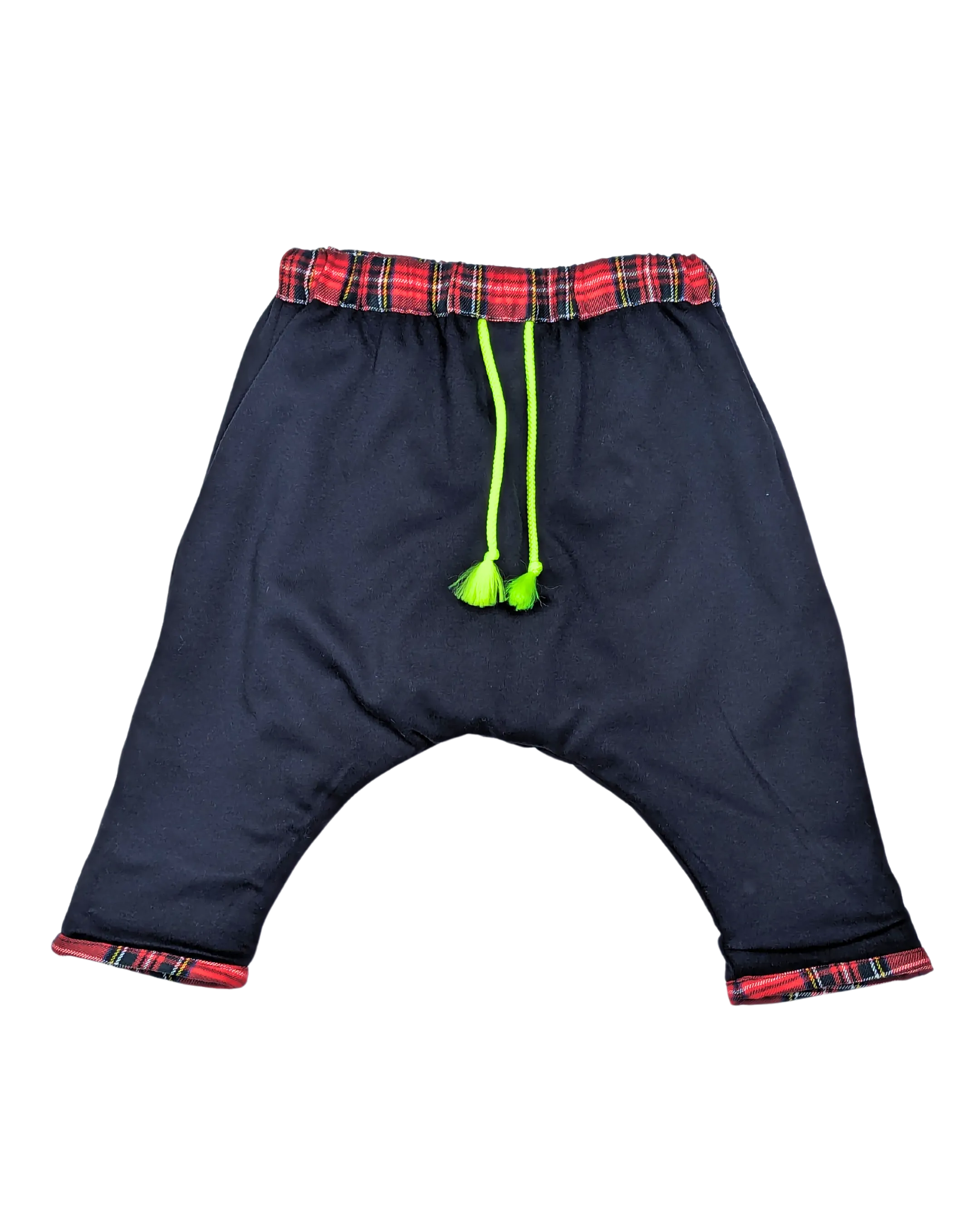 Made to Order - Nardwuar Rave Pant by Raising Ravers - Tartan Pattern, Ages 0-2 Years