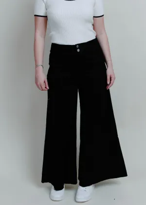 Madison Wide Leg Pants - Black