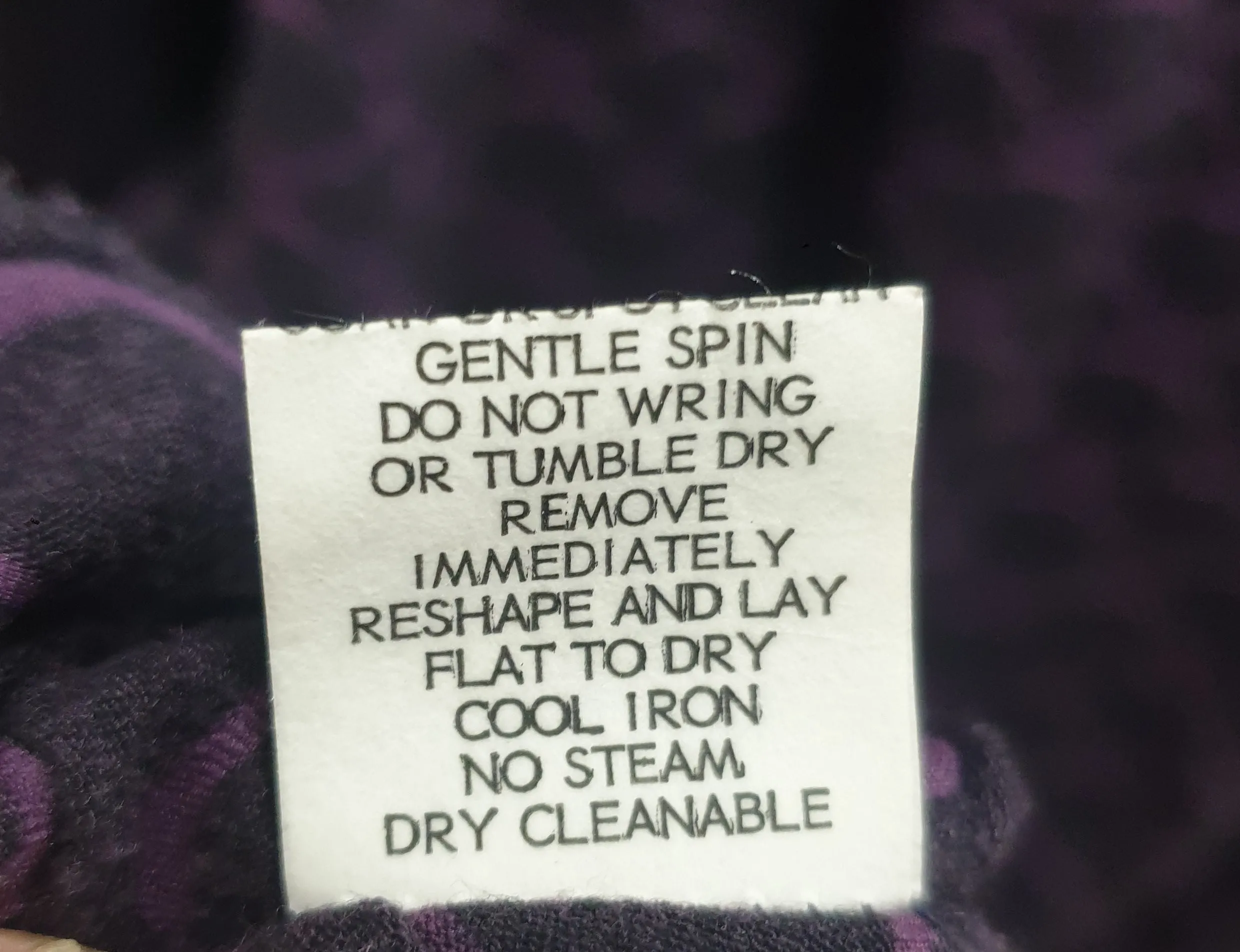 Maiocchi purple long sleeve dress size 14, best fits 12-14