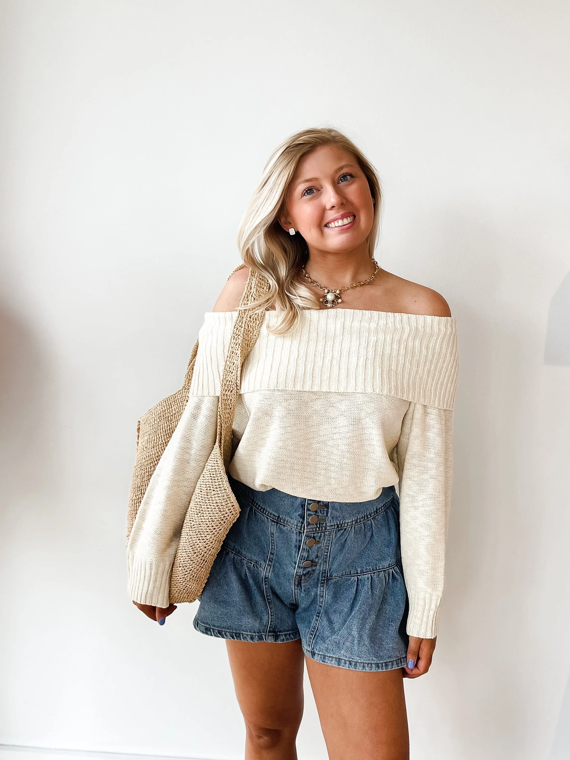 Margo Off Shoulder Knit Top