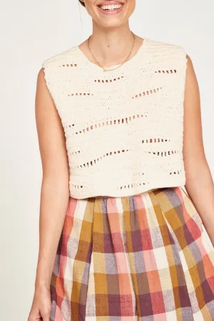 Marin Hand Macrame Top