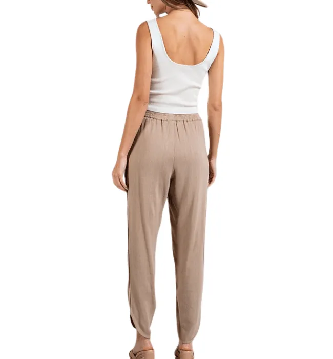 Marisa Linen Smocked Pants