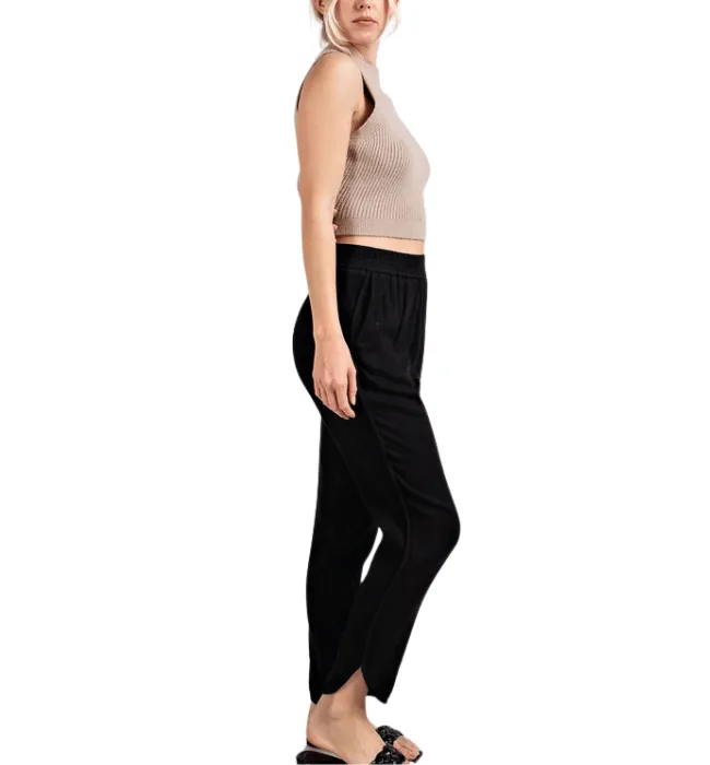 Marisa Linen Smocked Pants