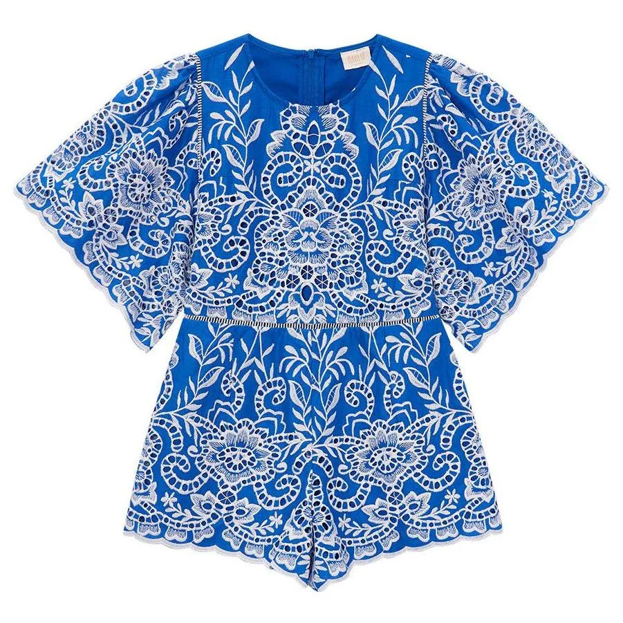 Marissa Embroidered Romper