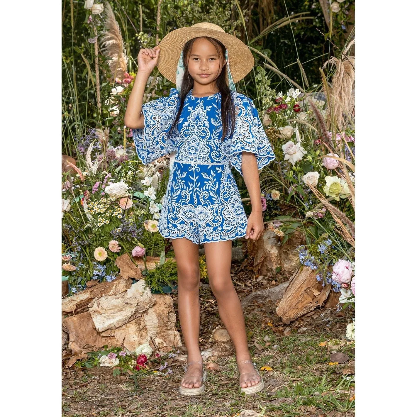 Marissa Embroidered Romper