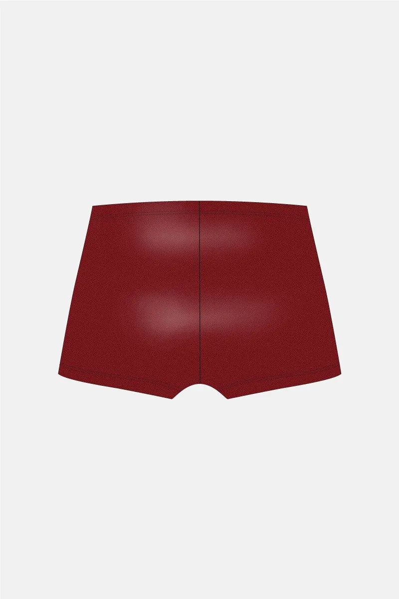 Maroon Mystique Shorts