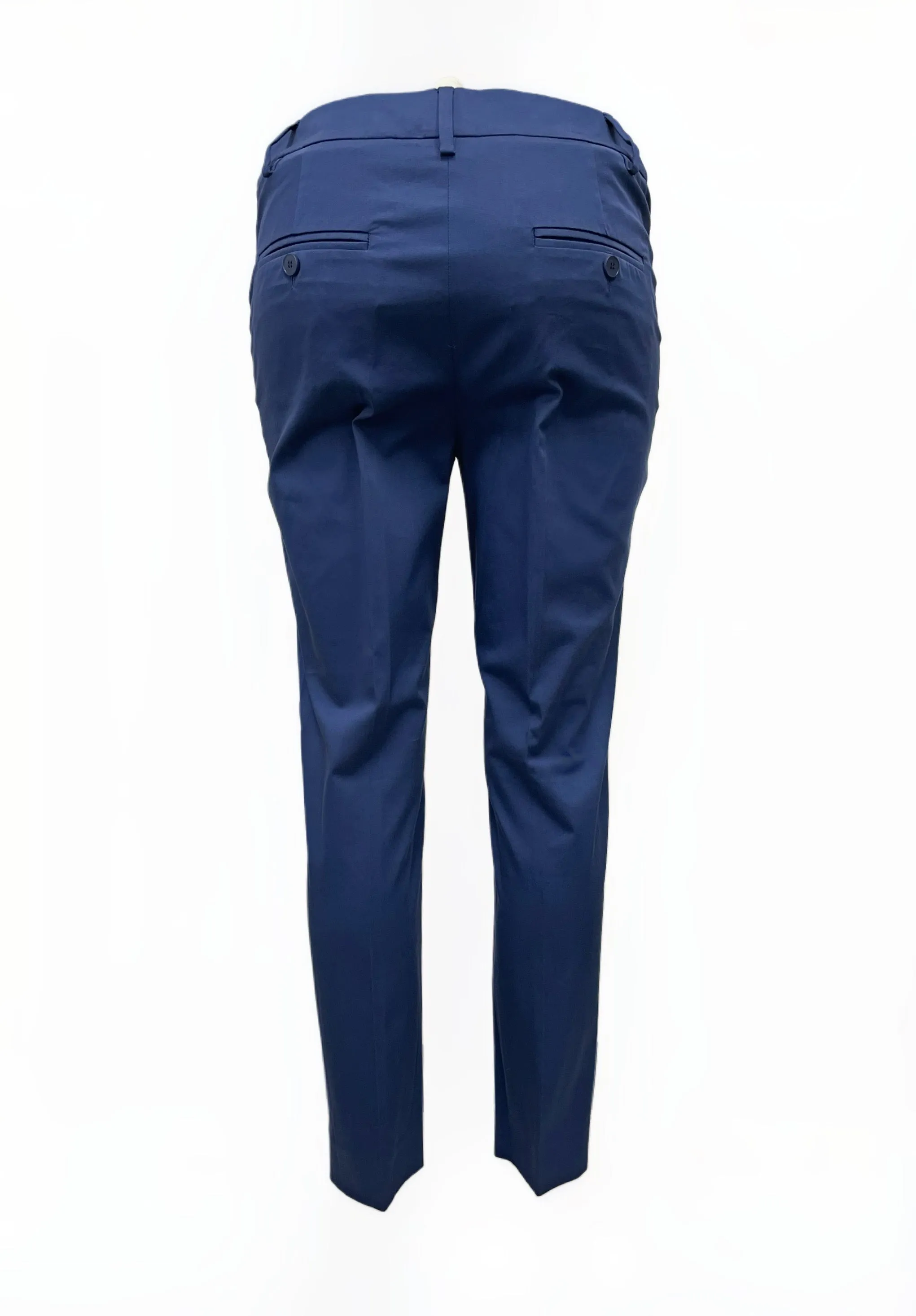Max Mara Women's Navy Cecco Cotton Pants NWT