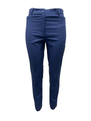 Max Mara Women's Navy Cecco Cotton Pants NWT