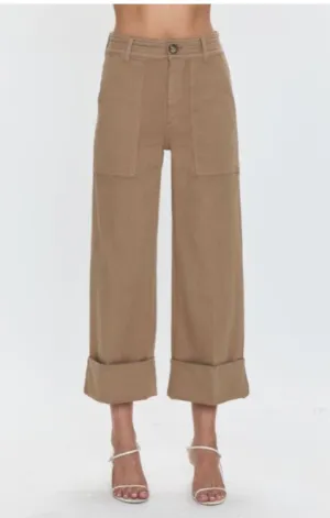MAYA cuffed wide leg pant P00116070NL