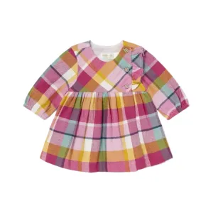 Mayoral Plaid Dress - Bubblegum