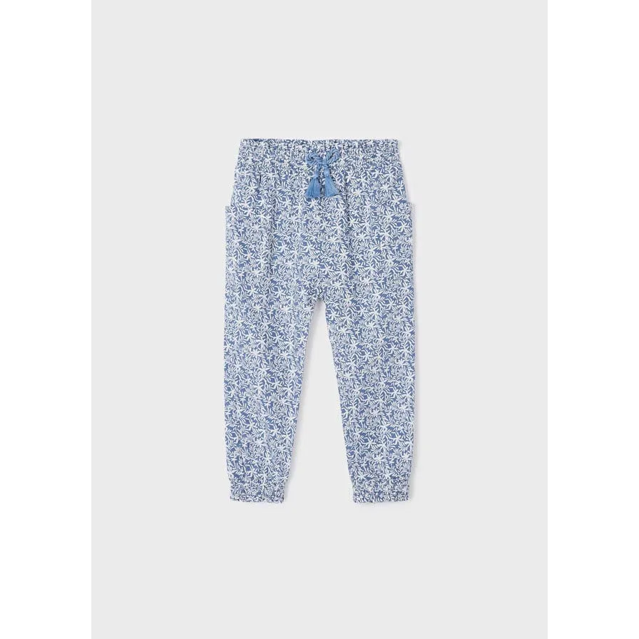 Mayoral Porcelain Printed Cotton Pants