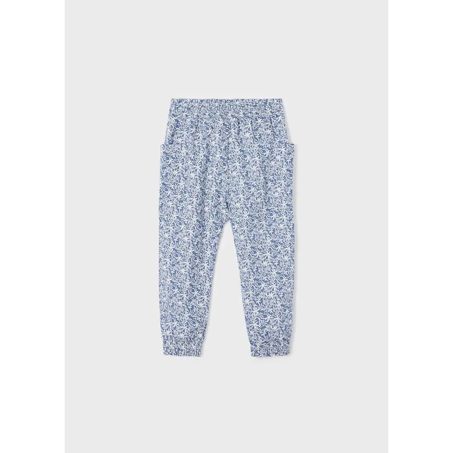 Mayoral Porcelain Printed Cotton Pants