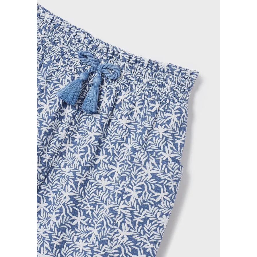 Mayoral Porcelain Printed Cotton Pants
