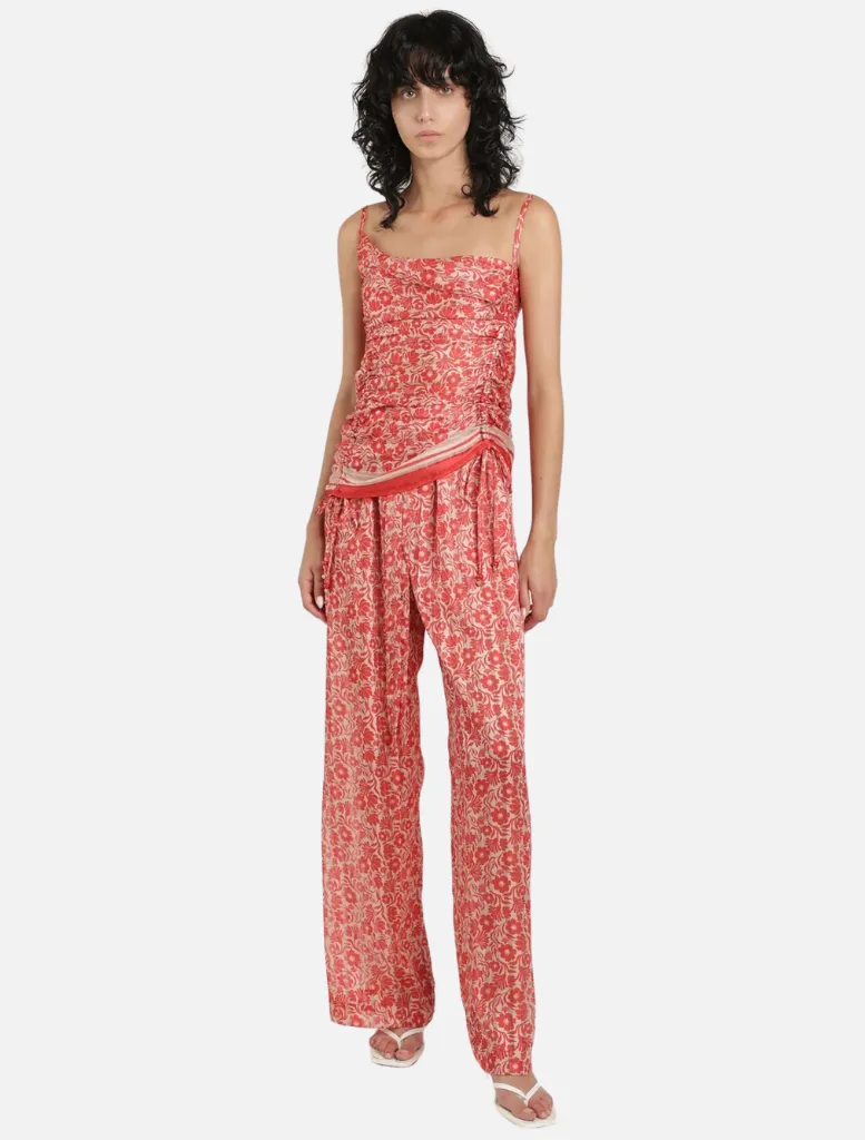 Melvin pants - red print