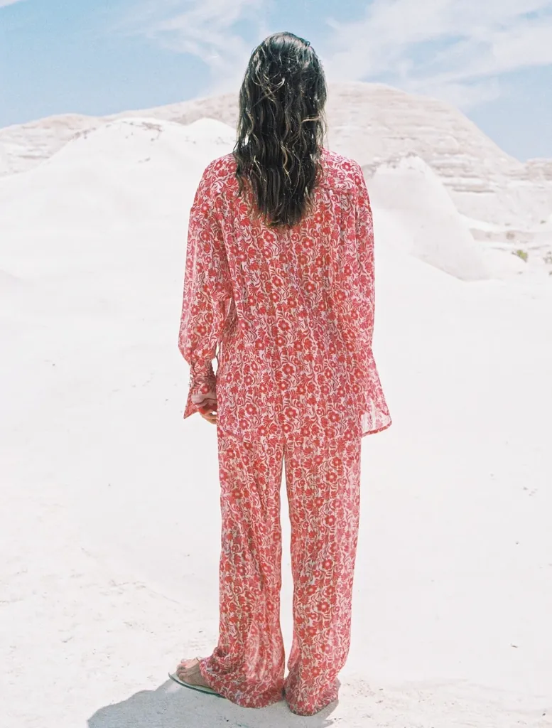 Melvin pants - red print