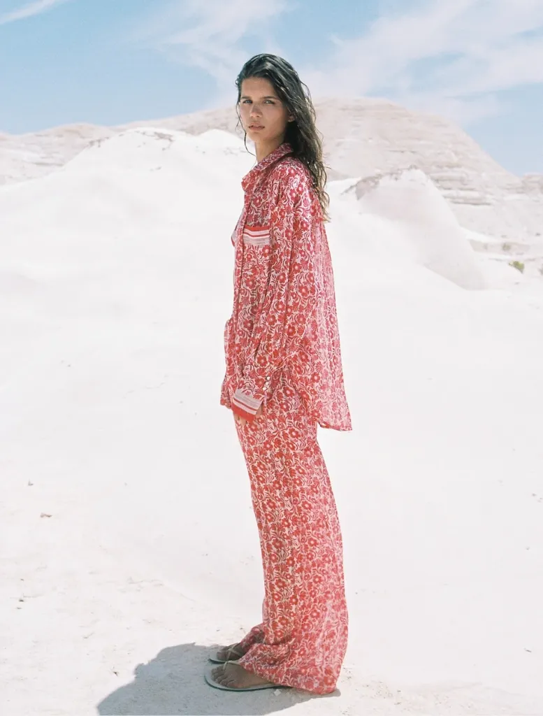 Melvin pants - red print