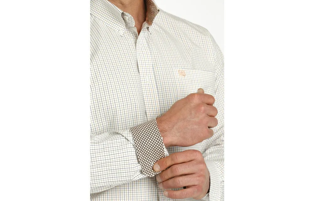 Men's Cinch PLAID BUTTON-DOWN WESTERN SHIRT