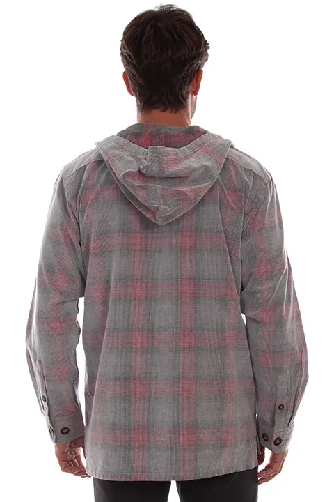 Men's Farthest Point Collection Jacket: Outdoor Plaid Hoodie