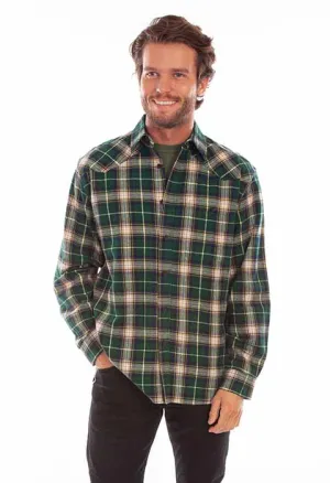 Men's Farthest Point Collection Shirt: Flannel Western Yokes