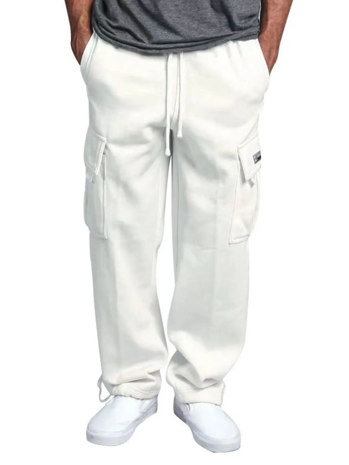 Men's Full Size Drawstring Pants Plus Size