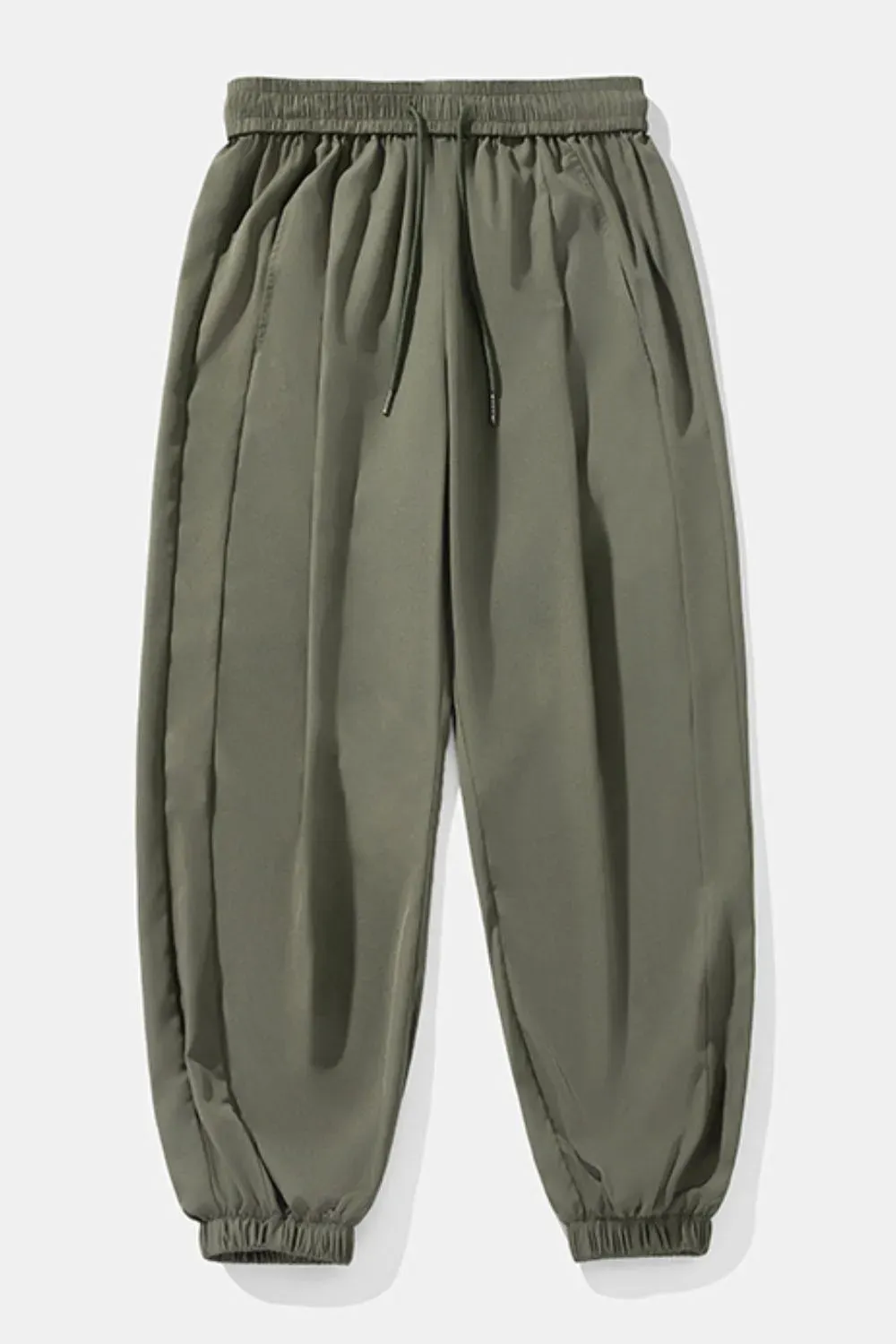Men's Plus Size Drawstring Loose Fit Pants