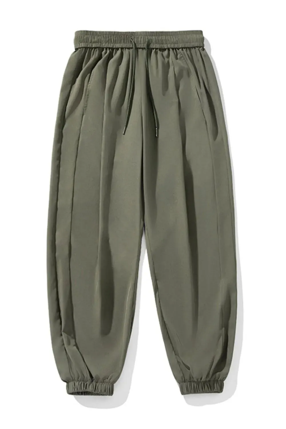 Men's Plus Size Drawstring Loose Fit Pants