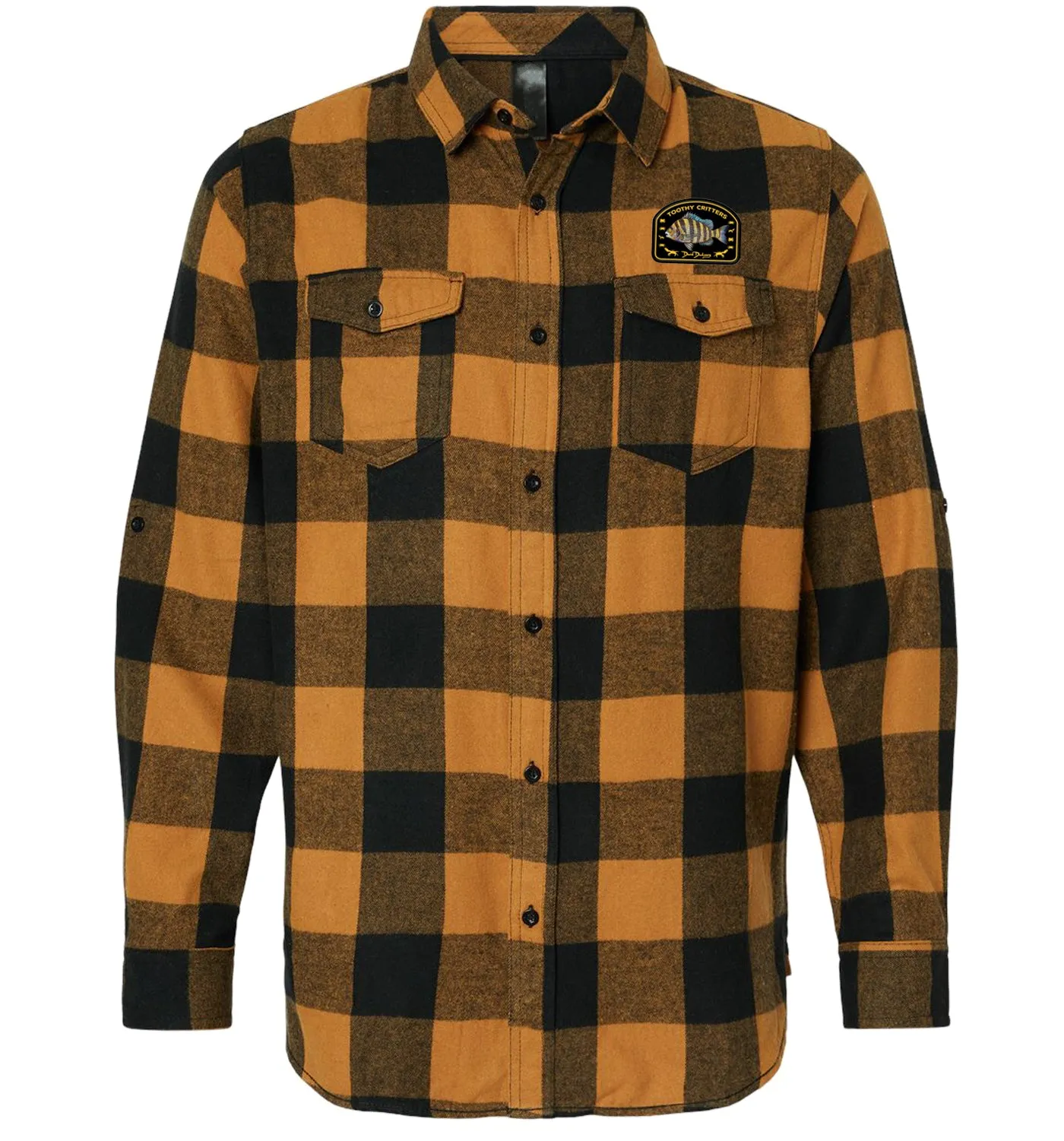 Men’s Sheepshead Tobacco Black Buffalo Flannel