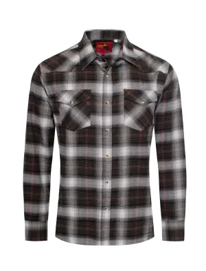 Men's Western Flannel Shirts With Snap Buttons -FLS300-305