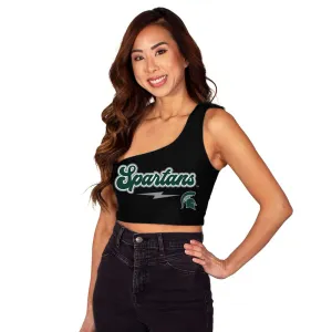 Michigan State Lightning One Shoulder Top