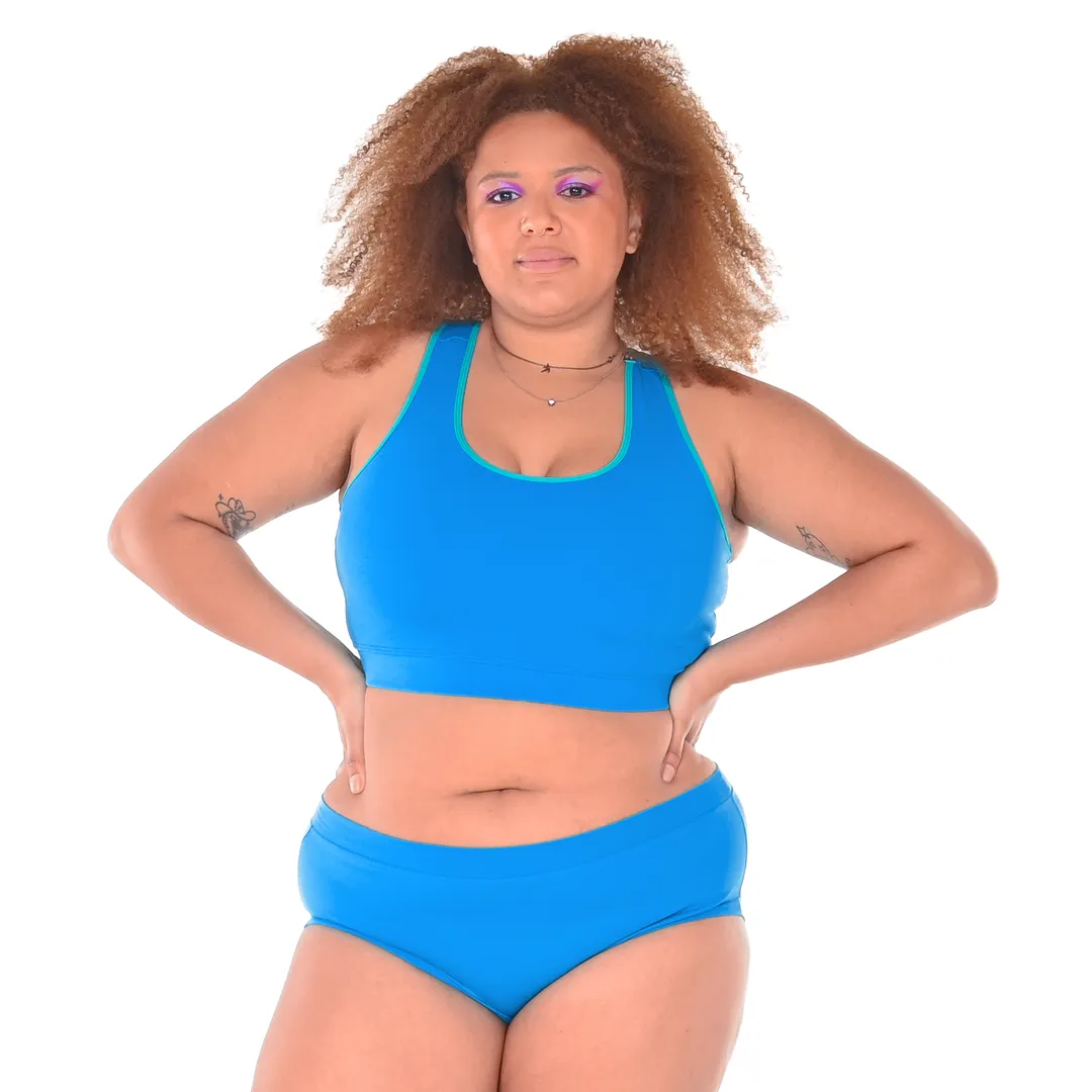 Mid Rise Briefs - Lagoon
