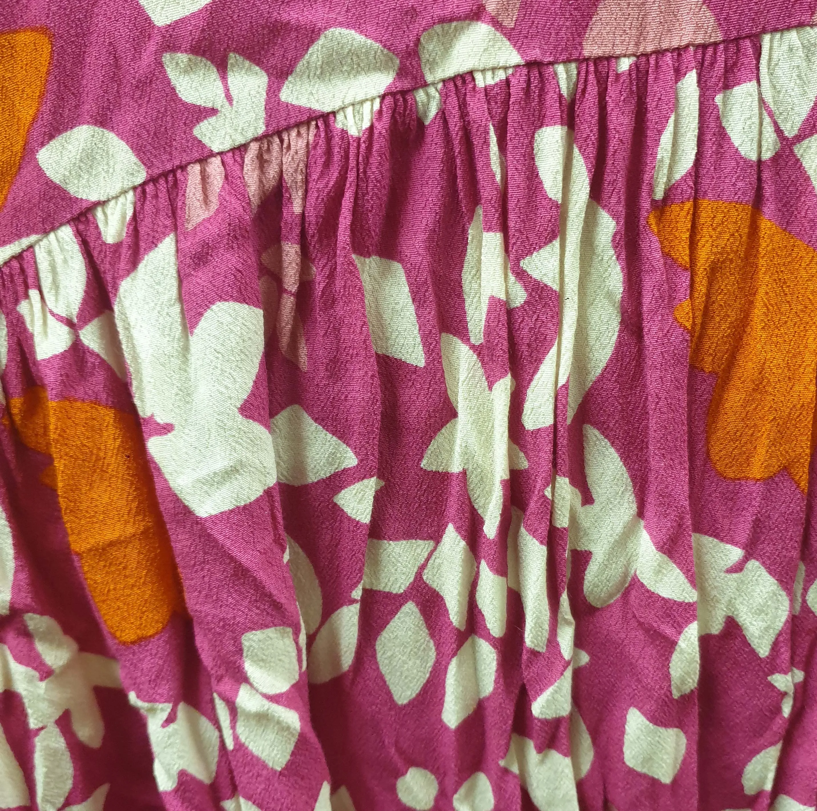 Mister Zimi pink print long sleeve dress size 10
