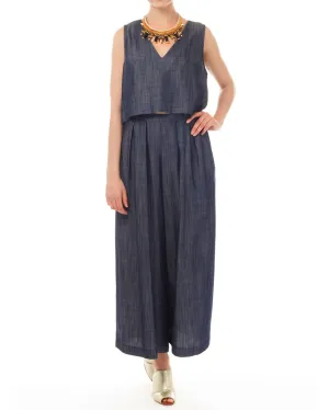 Morgan Carper Paloma Top | Denim
