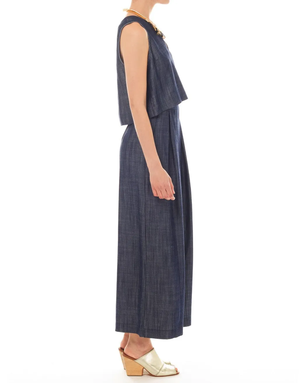 Morgan Carper Paloma Top | Denim