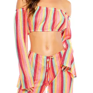 MUSE FEELS - Tropicana Shoulder Top