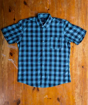 Navy & Blue Buffalo Plaid Button Up