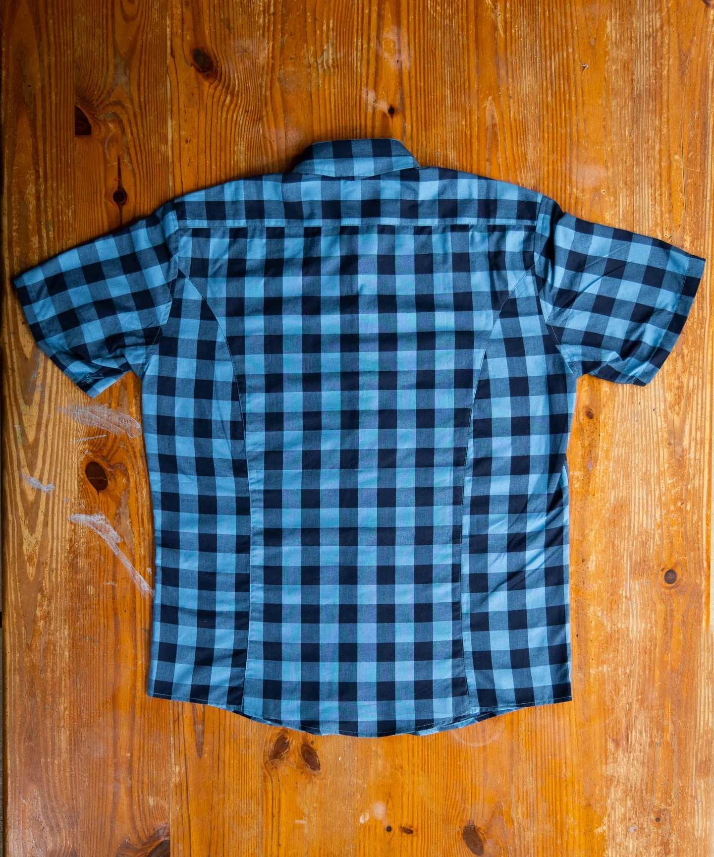 Navy & Blue Buffalo Plaid Button Up