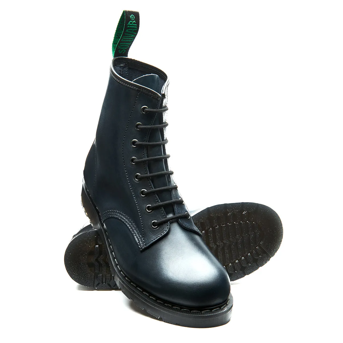 Navy Gaucho 8 Eye Derby Boot