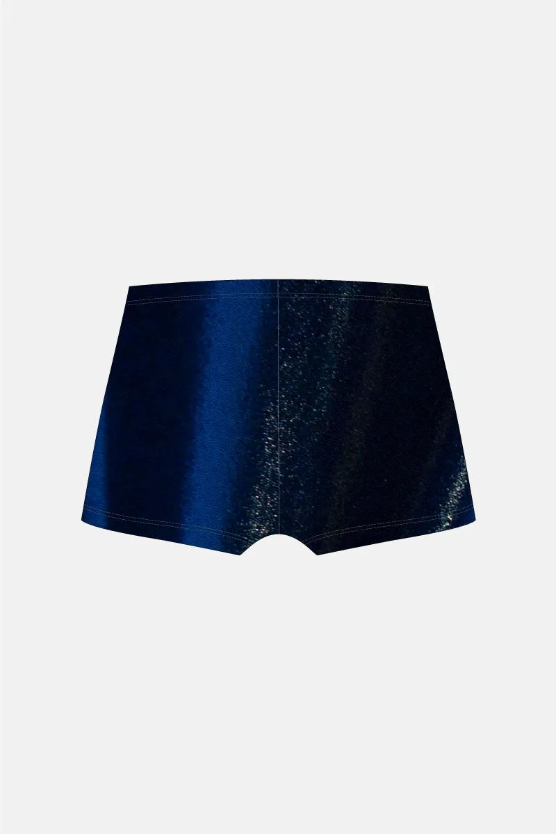 Navy Mystique Sequin Shorts