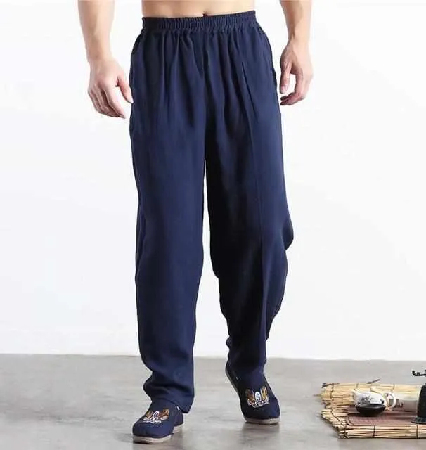 Neo Classic Kung Fu Elastic Loose Trousers