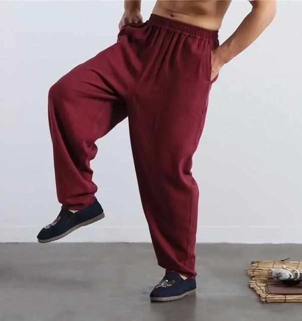 Neo Classic Kung Fu Elastic Loose Trousers