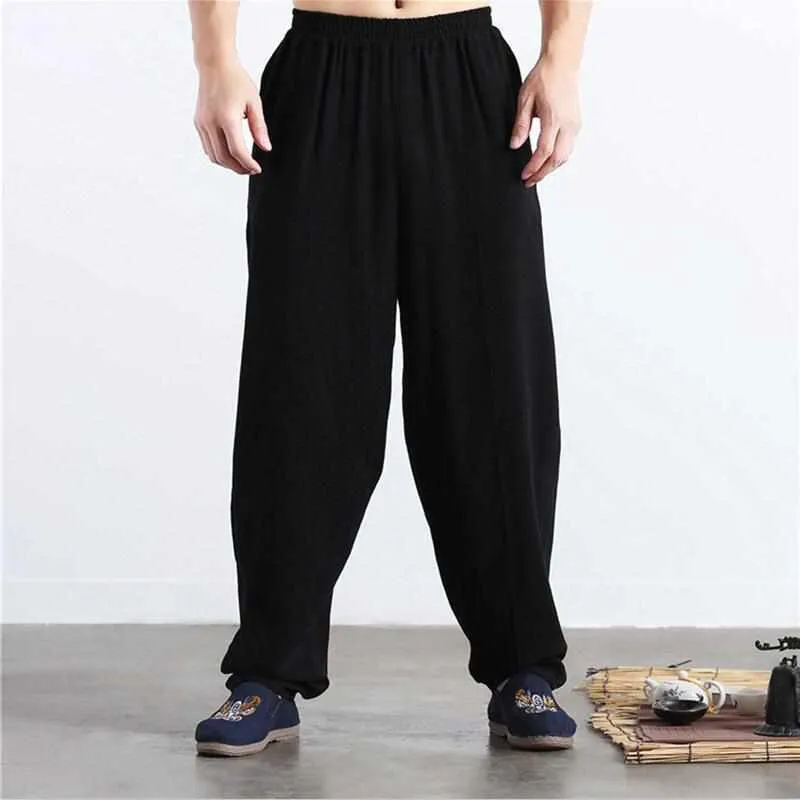 Neo Classic Kung Fu Elastic Loose Trousers