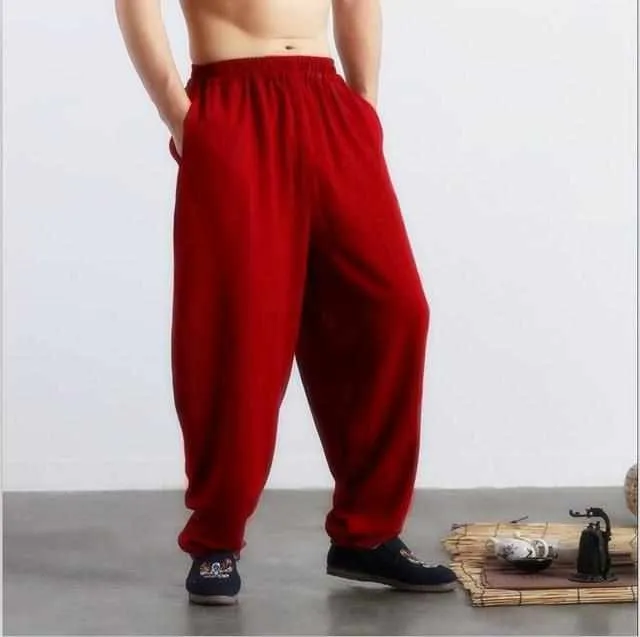 Neo Classic Kung Fu Elastic Loose Trousers