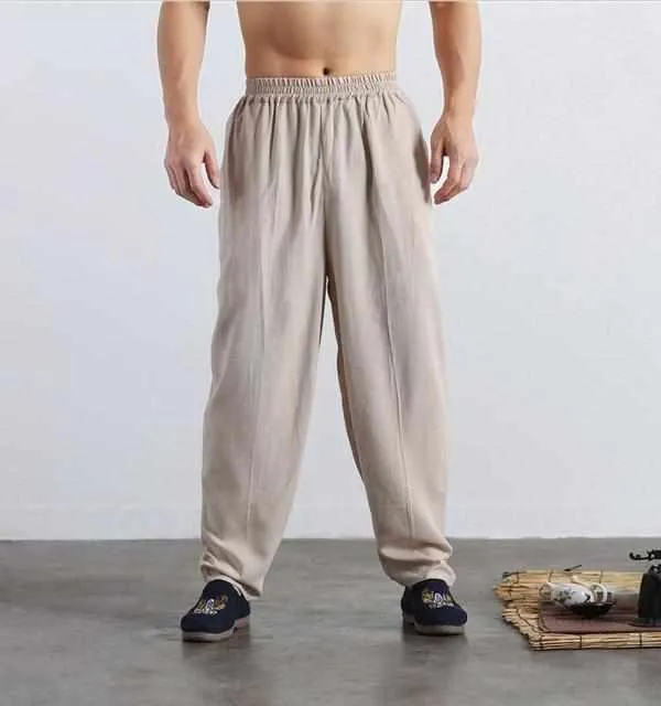 Neo Classic Kung Fu Elastic Loose Trousers